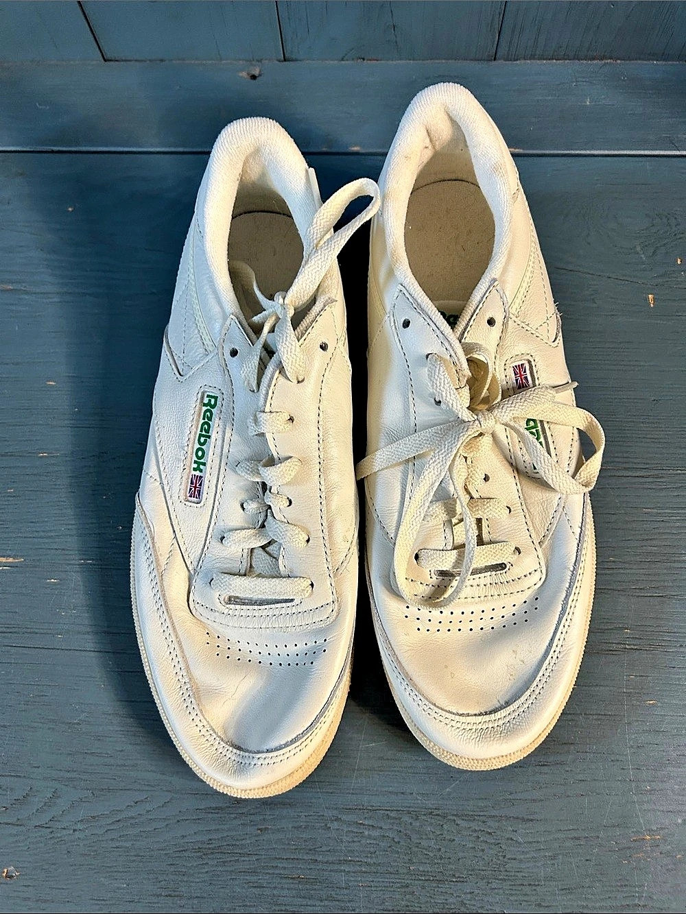 Reebok Club C 85 White Sneakers US 9 - vintage